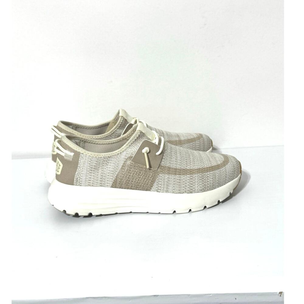 Hey Dude Women's Sirocco Lightweight Slip On Casual Sneaker Size 8 Neutral